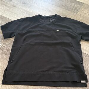 FIGS Black scrub top